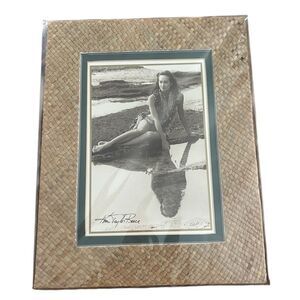 Kim Taylor Reece 8x10 Hawaii print Beach Hawaiian Woman Lauhala Matted